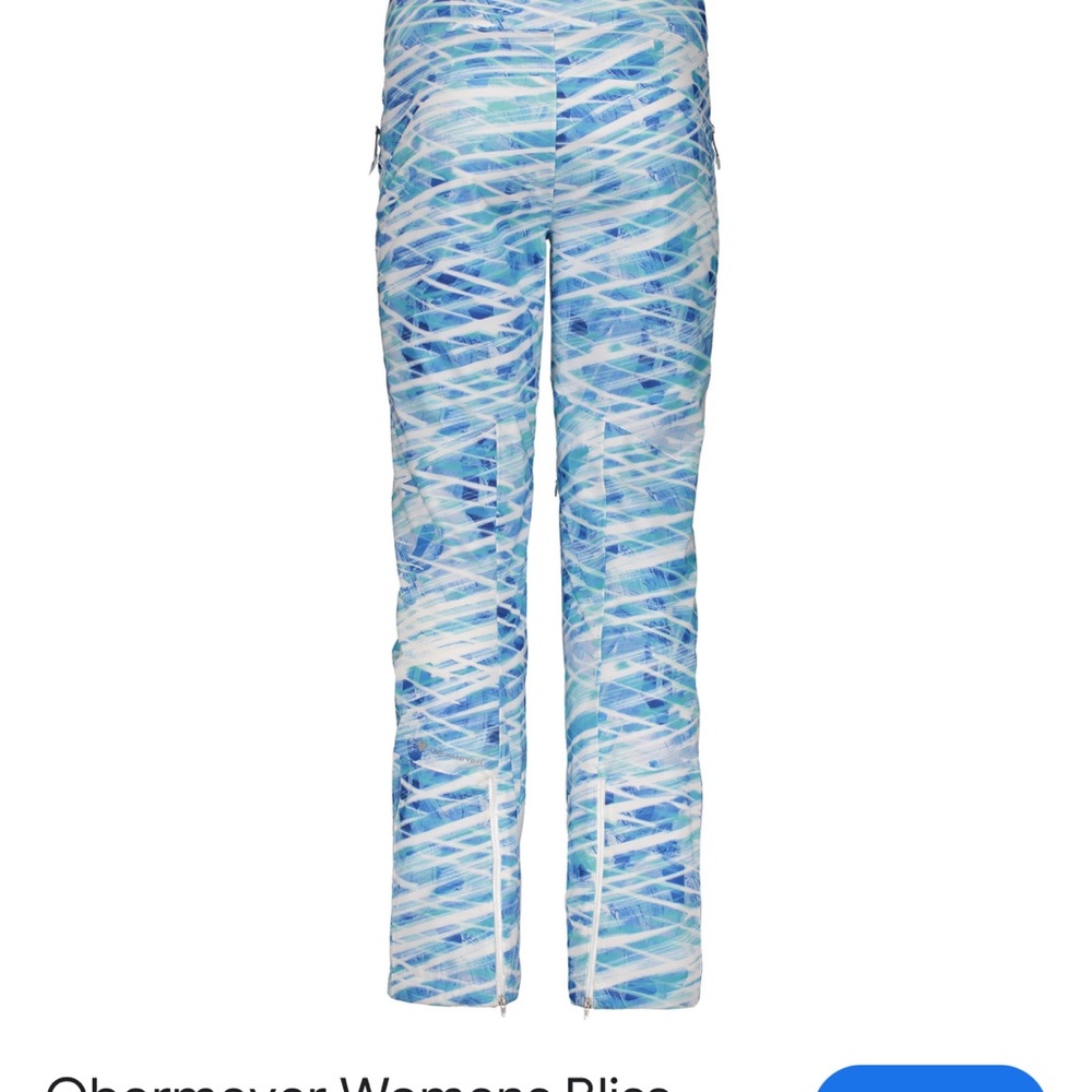 Obermeyer Bliss Women's Blue print Ski Pants